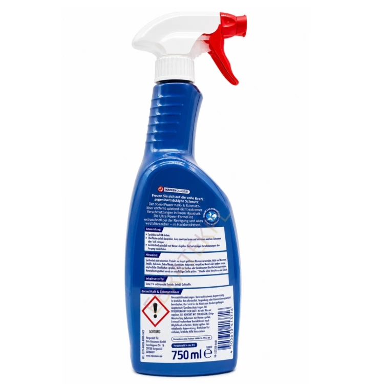 Domol Kalk Ultra Power Wielofunkcyjny Spray Środek Kamień Brud Osady Rdza