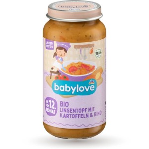 Babylove Bio Pożywna Warzywna Lasagne Bez Mięsa Pożywny Obiadek Po 12m 250g