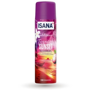 Isana Tropical Sunset Żel Do Golenia Depilacji Zapach Mangostan Jaśmin 200 ml