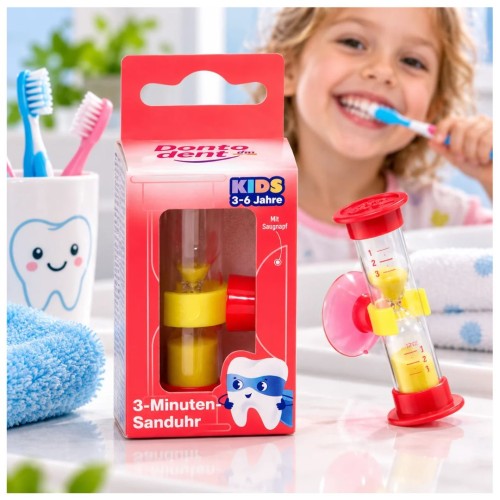 Dontodent Klepsydra Minutnik Timer Odmierza Czas Mycia Ząbków 3 Kolory