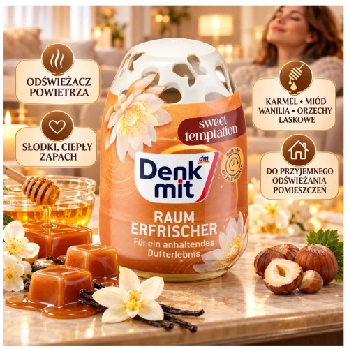 Denkmit Sweet Temptation Odświeżacz Powietrza Miód Wanilia Orzechy