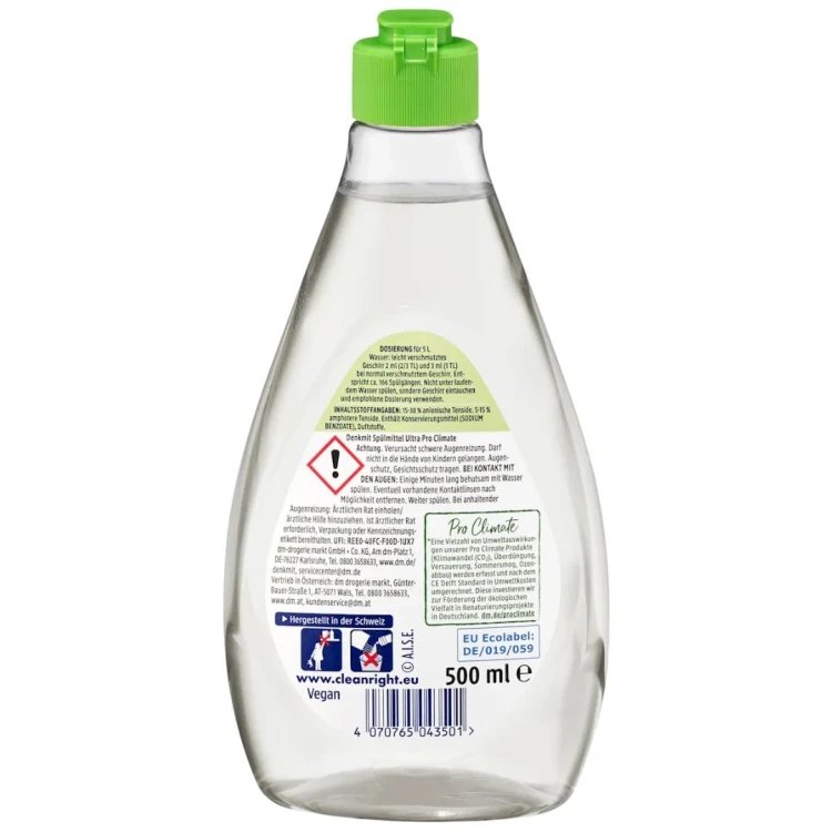 Denkmit Nature Ekologiczny Płyn Do Mycia Naczyń 500ml
