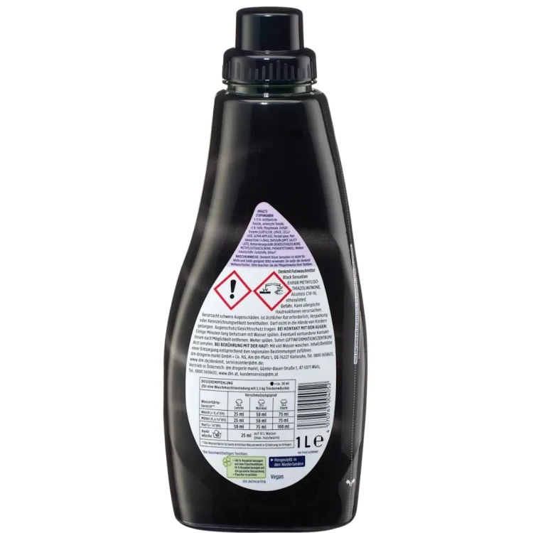 Denkmit Płyn Do Prania Czarnego Zachowuje i Chroni Kolory 1000ml