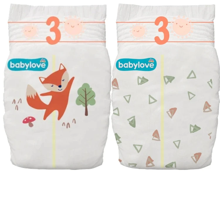 Babylove Pieluszki Nr 3 Pieluchy 92 Szt 4-9 Kg Premium