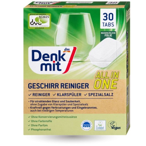 Denkmit Nature Tabletki Do Zmywarki Ekologiczne 30szt Bio Pro Climate