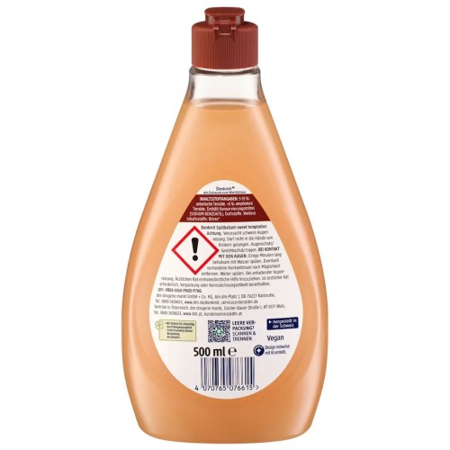 Denkmit Płyn Do Naczyń Sweet Temptation Skutecznie Usuwa Tłuszcz 500ml