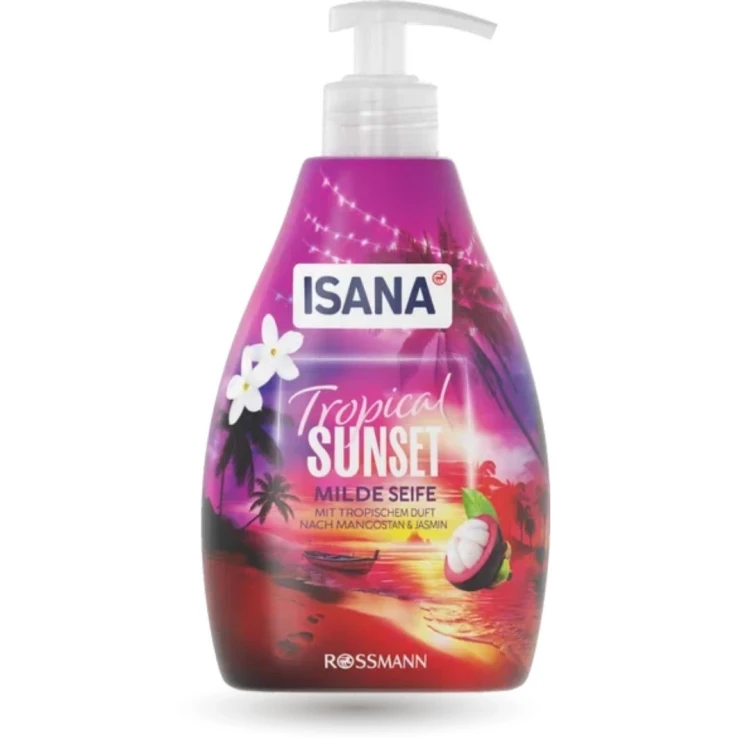 Isana Tropical Sunset  Kremowe Mydło Do Rąk Magnostan Jaśmin 500 ml Z Niemiec