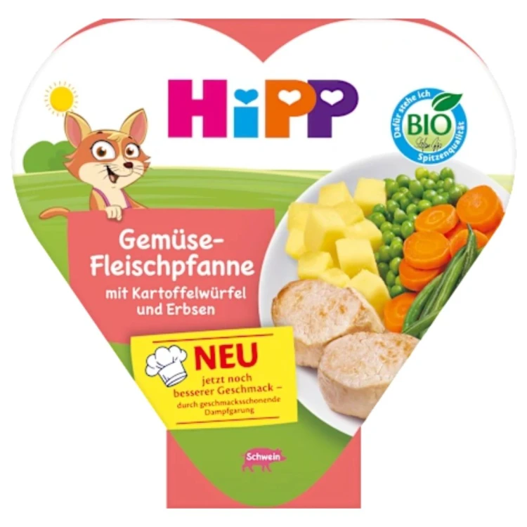 Hipp Bio Kotlety Z Warzywami Ziemniaki Groszek 1r