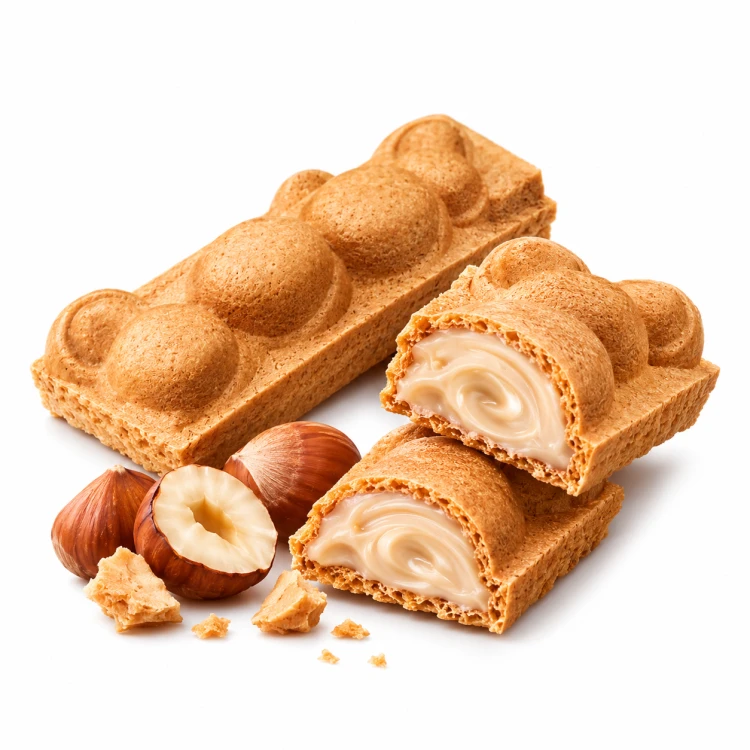 Choceur Milch Mause Knusper Freunde Wafelki Czekoladowe Batoniki Z  Kremem Orzechowym 108g