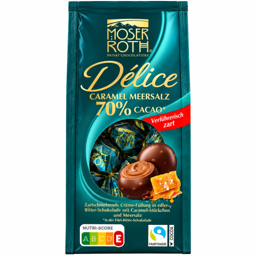 Moser Roth Delice Kule Ciemna Czekolada I Solony Karmel 140g