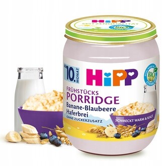 Hipp Bio Porridge Owsianka Śniadaniowa Na Mleku Banan Jagody 10m408acd434a8186c05fb20018222f