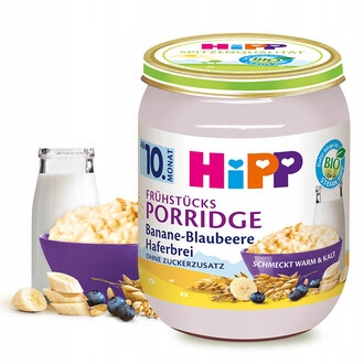 Hipp Bio Porridge Owsianka Śniadaniowa Na Mleku Banan Jagody 10m408acd434a8186c05fb20018222f
