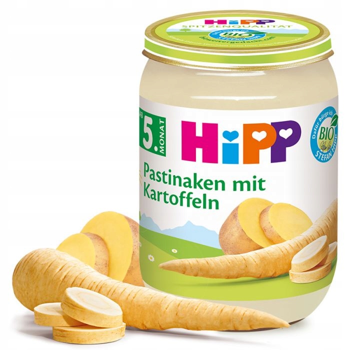 Hipp Bio Warzywa Pasternak Z Ziemniakami 5m 190g Obiadek Dla Niemowląt