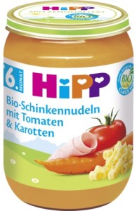 Hipp Bio Makaron Szynka Pomidor Marchewka 6m 190g