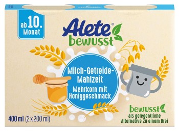 Alete Kaszka Do Picia Mleko 6 Ziaren Zboża Miód 2pak