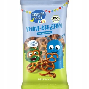 Genuss Bio Kids Lekkie Mini Precelki Bez Soli 75g