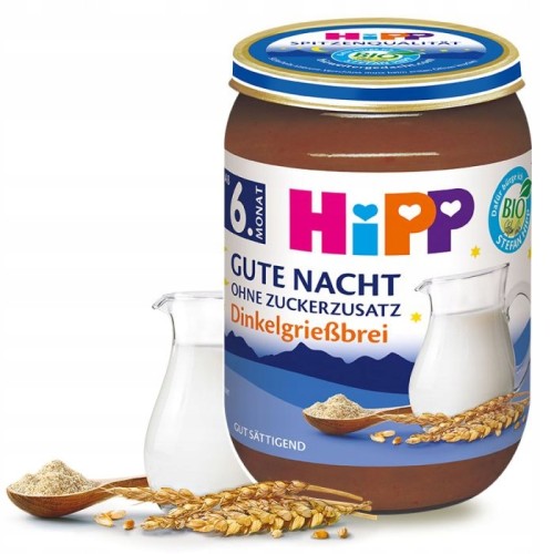 Hipp Kolacja Kaszka Manna Orkiszowa Na Mleku 6m Grysik Na Noc