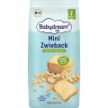 Babydream Mini Sucharki Pszenne Bez Mleka I Cukru 7m Ciasteczka do Rączki