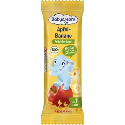 Babydream Bio Zdrowy Batonik Jabłko Banan Owies