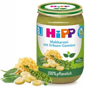 Hipp Bio Makaron Z Warzywami I Groszkiem 8m
