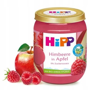 Hipp Bio Mus Malina W Jabłku 100% Owoców 5m Deser