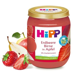 Hipp Bio Truskawka I Gruszka W Jabłku 100% 5m Mus Owocowy Deserek